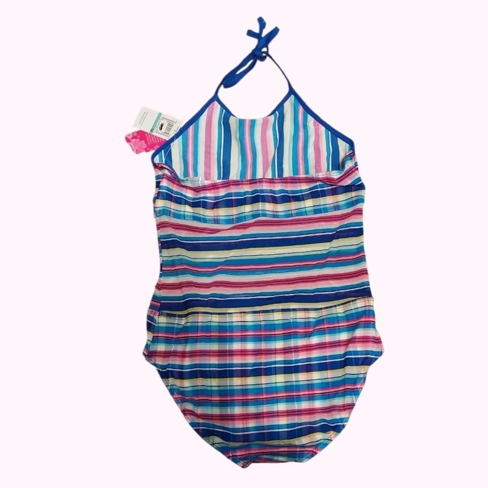 NWT Gossip Girl Hidden Plaid Striped Kids One Piece